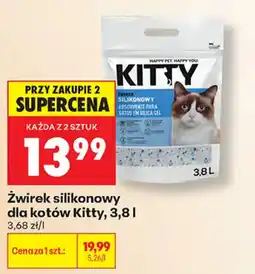 Biedronka Żwirek silikonowy dla kotów Kitty oferta