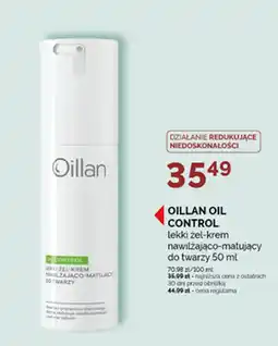 Ziko Dermo Oillan Oil Control lekki żel-krem nawilżająco-matujący do twarzy oferta