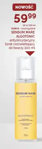 Ziko Dermo Sensum Mare Algotonic antyoksydacyjny tonik rozświetlający oferta