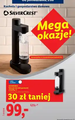 Lidl Saturator do wody gazowanej z butelką oferta