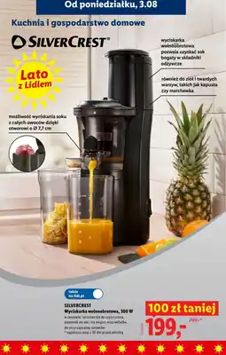Lidl Silvercrest wyciskarka wolnobrotowa oferta