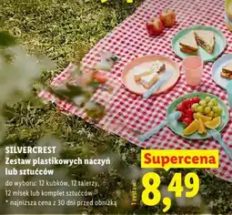 Lidl Zestaw plastikowych naczyń lub sztućców oferta