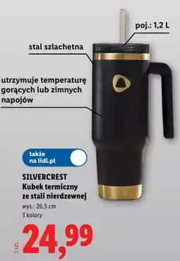 Lidl SILVERCREST Kubek termiczny ze stali nierdzewnej oferta