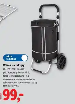 Lidl Wózek na zakupy oferta