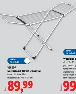 Lidl VILEDA Suszarka na pranie Universal oferta