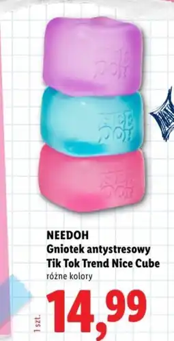 Lidl NEEDOH Gniotek antystresowy Tik Tok Trend Nice Cube oferta