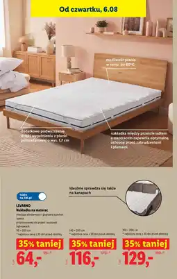 Lidl Livarno nakładka na materac oferta