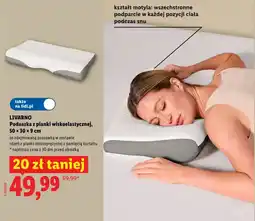 Lidl Livarno poduszka z pianki wiskoelastycznej oferta