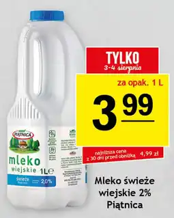Gram Market Mleko świeże wiejskie 2% Piątnica oferta