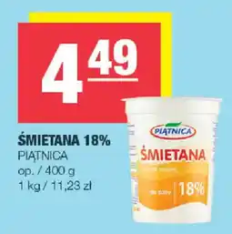 EuroSPAR Śmietana 18% Piątnica oferta