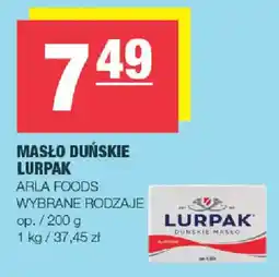 EuroSPAR Masło Duńskie Lurpak oferta