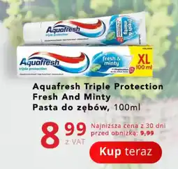 Poczta Polska Aquafresh Triple Protection Fresh And Minty Pasta do zębów oferta