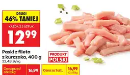 Biedronka Paski z fileta z kurczaka oferta