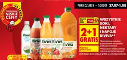 Biedronka Soki, nektary i napoje Riviva oferta