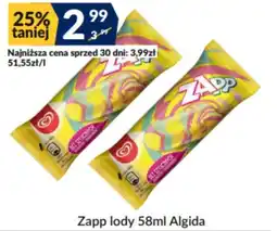 Sużyw Zapp lody oferta