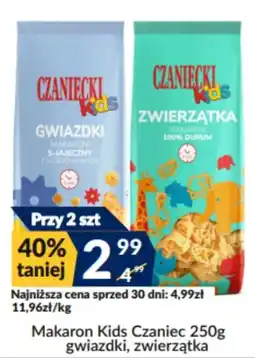 Sużyw Makaron Kids Czaniec gwiazdki, zwierzątka oferta