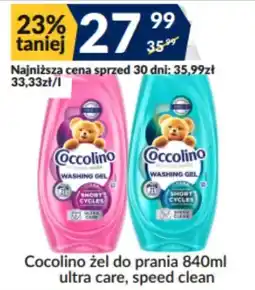 Sużyw Cocolino żel do prania ultra care, speed clean oferta