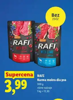 Lidl Karma mokra dla psa Rafi z jagnięciną oferta