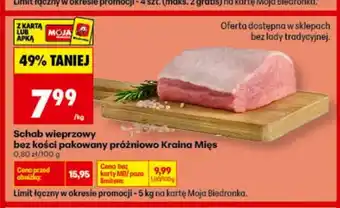 Biedronka Schab bez kości Kraina Mięs oferta