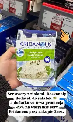 Lidl Ser owczy z ziołami Eridanous oferta