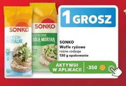 Kaufland Wafle ryżowe naturalne Sonko oferta