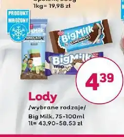 Bliski Lody Big Milk Sandwich oferta