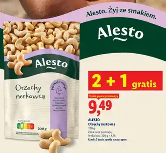 Lidl Orzechy nerkowca Alesto oferta
