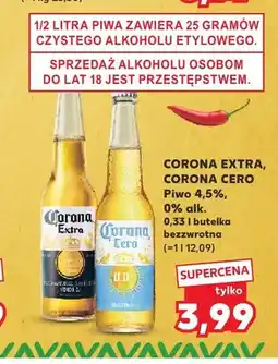 Kaufland Piwo bezalkoholowe Corona Cero oferta