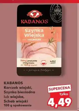 Kaufland Schab wiejski Kabanos oferta