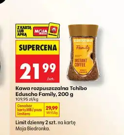 Biedronka Kawa rozpuszczalna Tchibo oferta