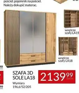 Abra Szafa 3D Abra Meble Sole LA18 oferta