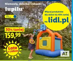 Lidl Dmuchany zamek z koszem do koszykówki Lupilu oferta