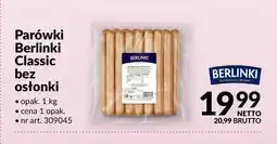 Makro Parówki Berlinki Classic bez osłonki oferta