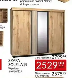Abra Szafa Abra Meble Sole LA19 oferta