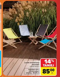 Carrefour Leżak Bahama oferta