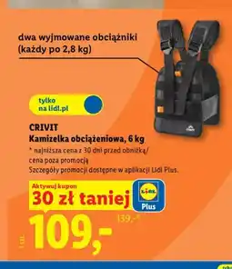 Lidl Kamizelka obciążeniowa Crivit oferta