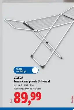 Lidl Suszarka na pranie Vileda Universal oferta