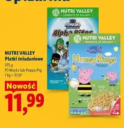 Lidl Płatki śniadaniowe Nutri Valley Honey Rings Peppa Pig oferta