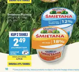 Delikatesy Centrum Śmietana Piątnica 12% oferta