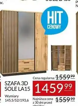 Abra Szafa 3D Abra Meble Sole LA15 oferta