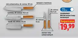 Lidl Nóż kuchenny santoku Silvercrest oferta
