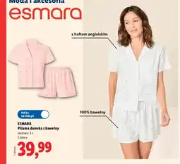 Lidl Piżama damska z bawełny Esmara oferta