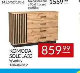 Abra Komoda Abra Meble Sole LA33 oferta