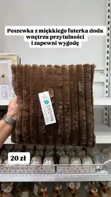 Pepco Poszewka z miękkiego futerka oferta