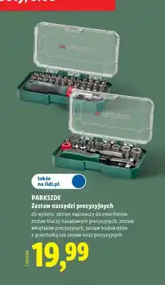 Lidl Zestaw kluczy nasadowych precyzyjnych PARKSIDE oferta