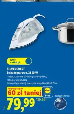 Lidl Żelazko parowe Silvercrest oferta