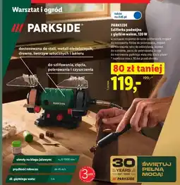 Lidl Szlifierka podwójna z giętkim wałem Parkside 120W oferta