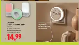 Lidl Lampka nocna LED Livarno 0,5W oferta