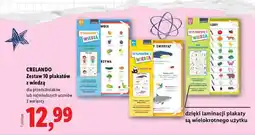 Lidl Zestaw 10 plakatów z wiedzą Crelando dla młodszych uczniów oferta