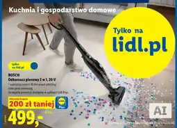 Lidl Odkurzacz pionowy Bosch 2 w 1 oferta
